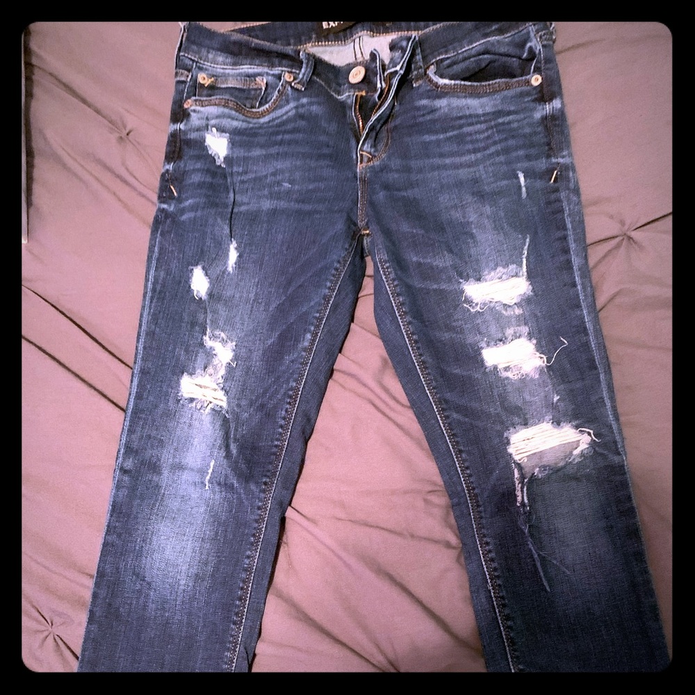 Express distressed jeans